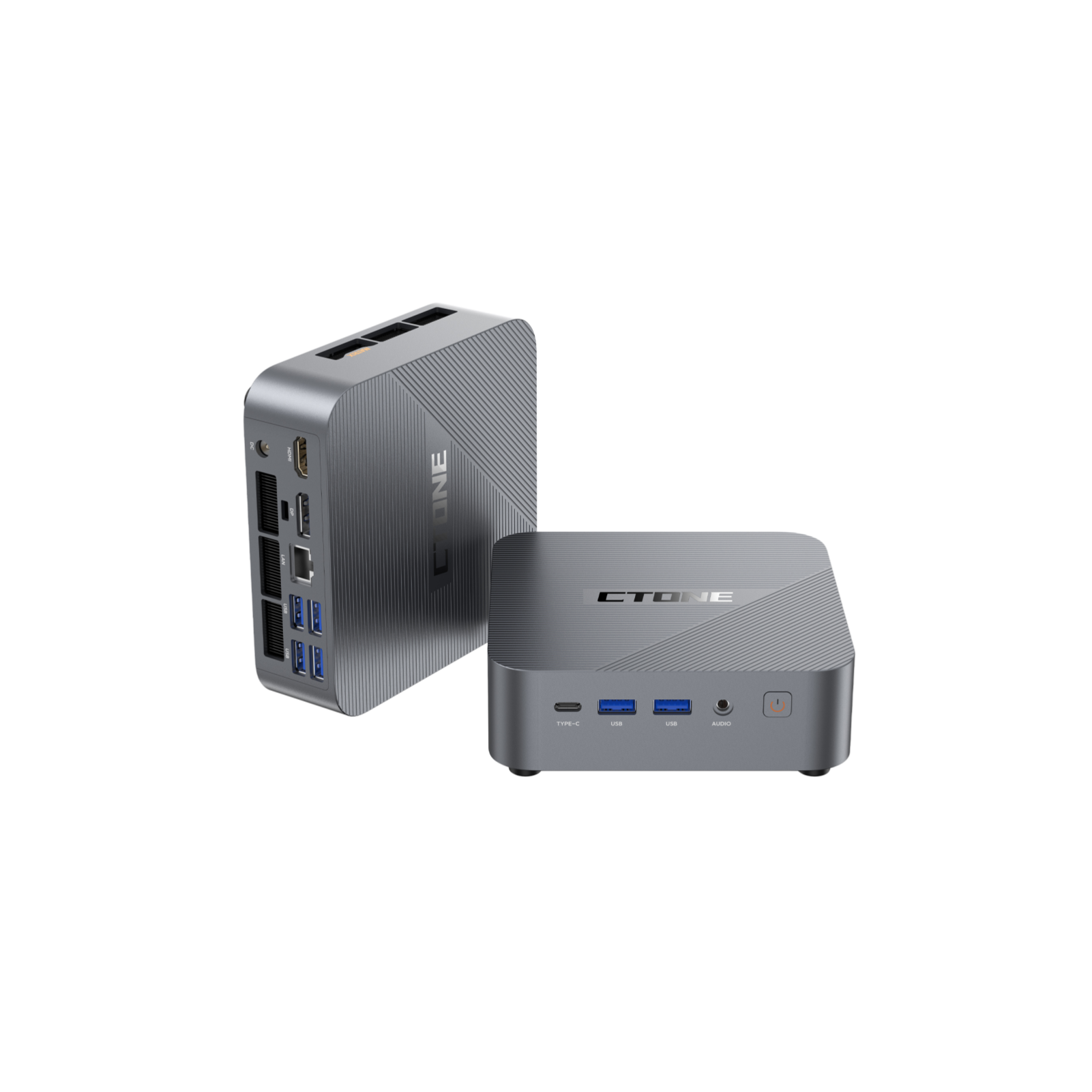 The CTONE M2 mini PC features an Intel Core i9-14900HX processor (up to 5.8 GHz), 32GB of DDR4 memory, a 1TB NVMe SSD